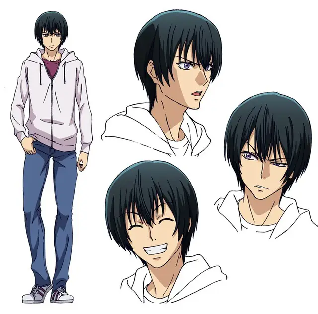 Karakter-karakter unik dan kocak dalam anime Grand Blue Karakter-karakter utama anime Grand Blue dengan ekspresi lucu.