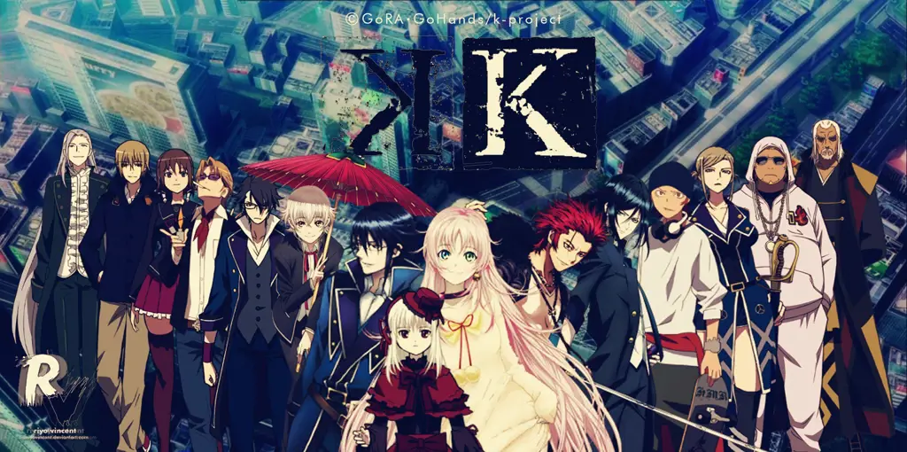 Logo K Project Logo resmi dari anime K Project