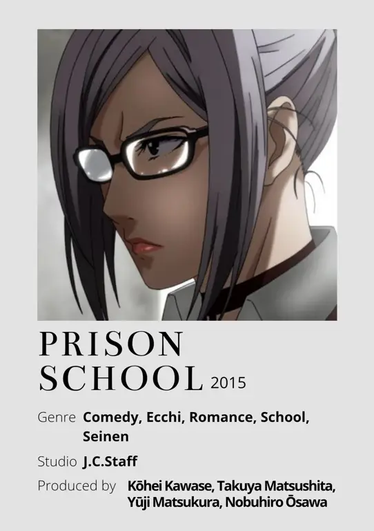 Poster anime Prison School Poster resmi anime Prison School
