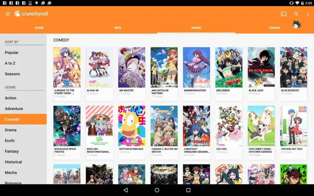 Antarmuka Aplikasi Anime Terbaik Perbandingan antarmuka aplikasi anime terbaik
