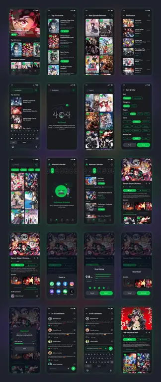 Berbagai Pilihan Aplikasi Streaming Antarmuka aplikasi streaming anime