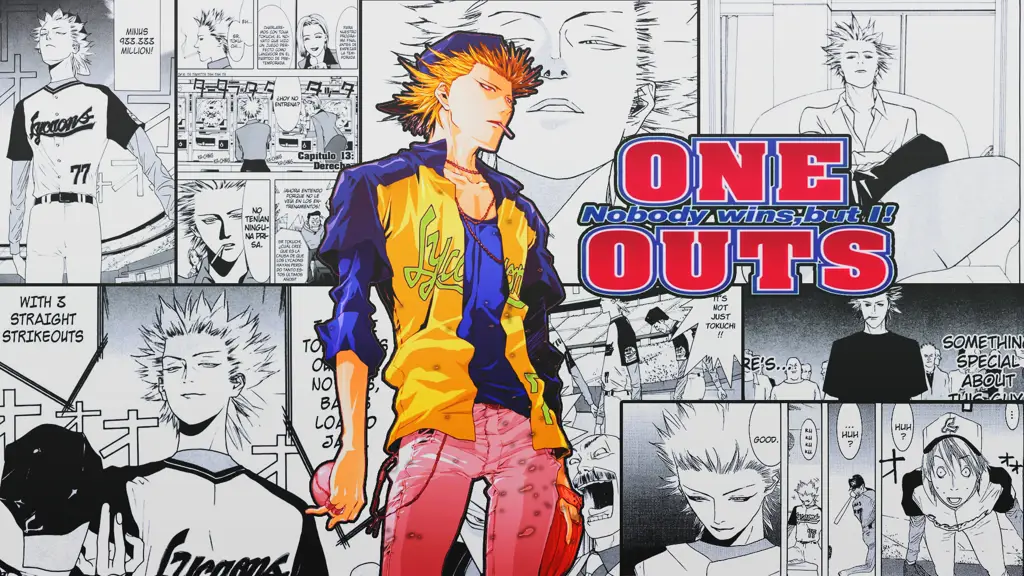 Pertandingan Bisbol yang Menegangkan Adegan menegangkan dalam anime One Outs
